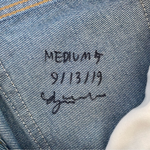 Re/Done 70s Raw Hem Crop Bootcut Jeans - Size 26 NWOT - Picture 7 of 13